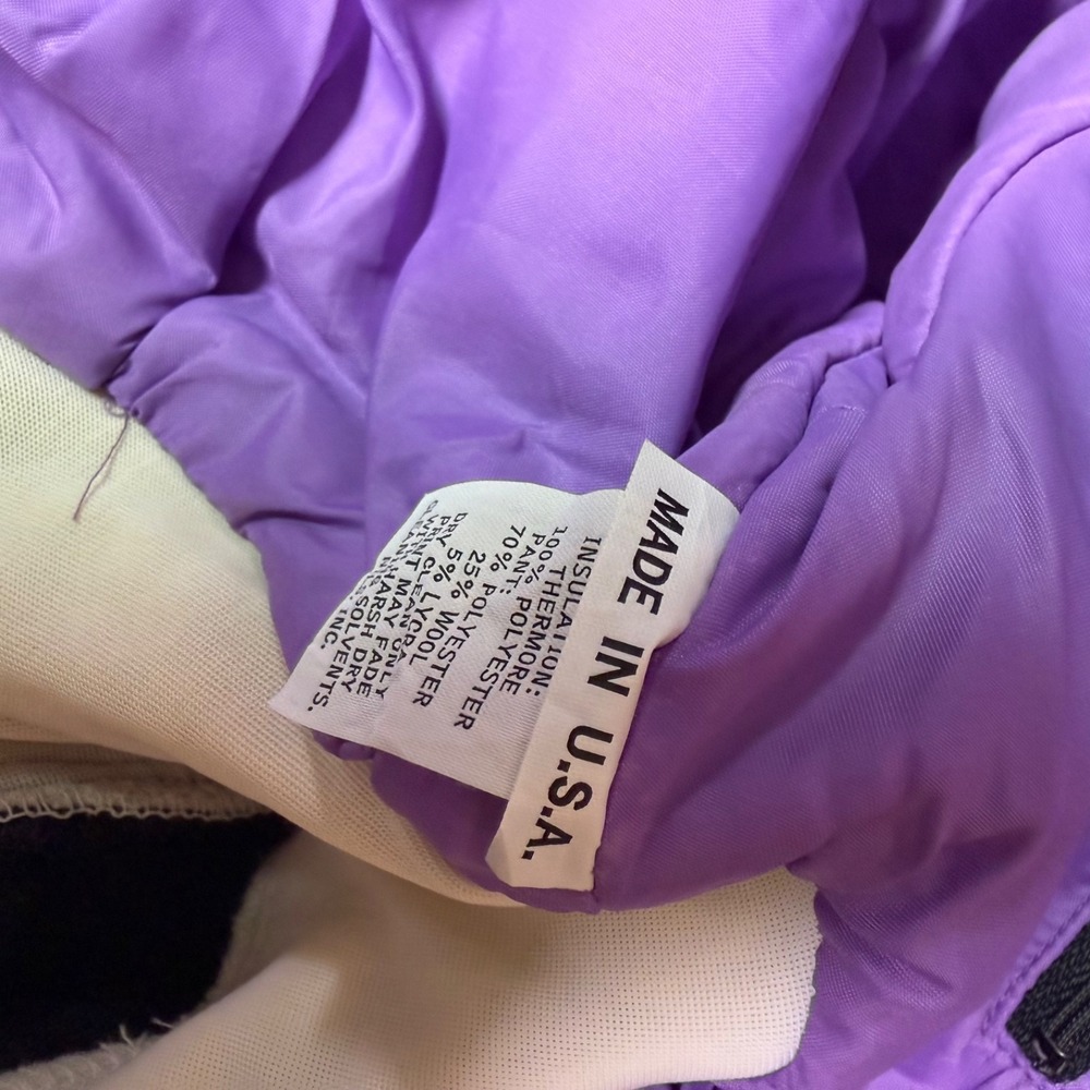 VTG NILS Skiwear One Piece Snowsuit Jumpsuit Iridescent Purple | Size XS - Picture 5 of 16